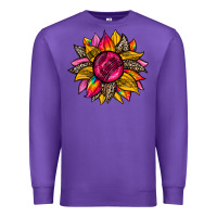 Purple race  sunflower Premium Sweatshirt - Zillion Design Studio