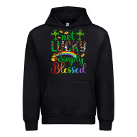 Foreset Green Western St. Patrick's Day Cross Not Lucky Simply Blessed Urban Hoodie - Artiststas