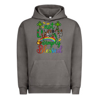 Pigment Tornado Western St. Patrick's Day Cross Not Lucky Simply Blessed Urban Hoodie - Artiststas