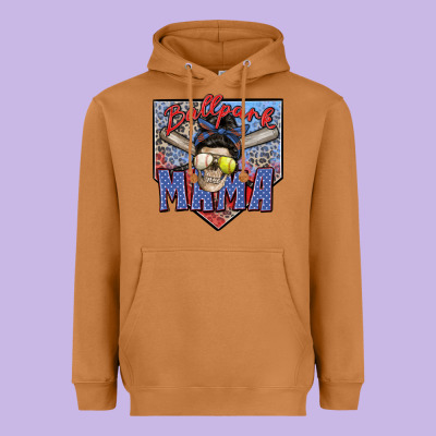Ballpark Mama Heavyweight Hoodie Designed By Zillion Design Studio