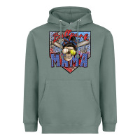Sage ballpark mama Heavyweight Hoodie - Zillion Design Studio