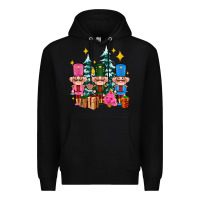 Black nutcrackers and gifts ado Premium Hoodie - AdoDesignShop