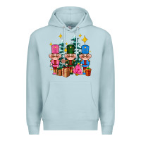 Blue Mist nutcrackers and gifts ado Premium Hoodie - AdoDesignShop