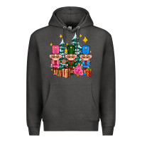 Charcoal Heather nutcrackers and gifts ado Premium Hoodie - AdoDesignShop