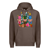 Coffee nutcrackers and gifts ado Premium Hoodie - AdoDesignShop