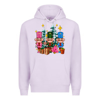 Lilac nutcrackers and gifts ado Premium Hoodie - AdoDesignShop