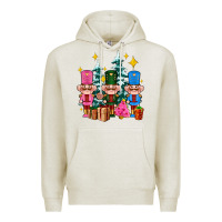 Oatmeal Heather nutcrackers and gifts ado Premium Hoodie - AdoDesignShop