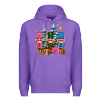 Purple nutcrackers and gifts ado Premium Hoodie - AdoDesignShop
