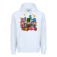 White nutcrackers and gifts ado Premium Hoodie - AdoDesignShop