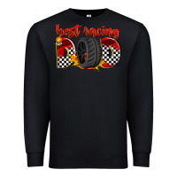 Black best racing dad Premium Sweatshirt - Zillion Design Studio