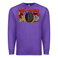 Purple best racing dad Premium Sweatshirt - Zillion Design Studio