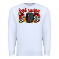 White best racing dad Premium Sweatshirt - Zillion Design Studio