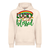 Sandshell Western St. Patrick's Rainbow Lucky And Blessed Urban Hoodie - Artiststas