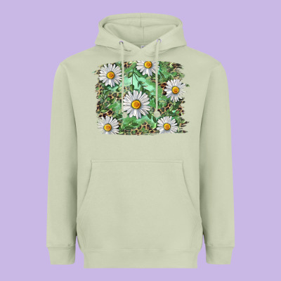 Heavyweight Hoodie Daisy leopard