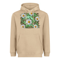 Mushroom Daisy leopard Heavyweight Hoodie - RanaPortraitStore