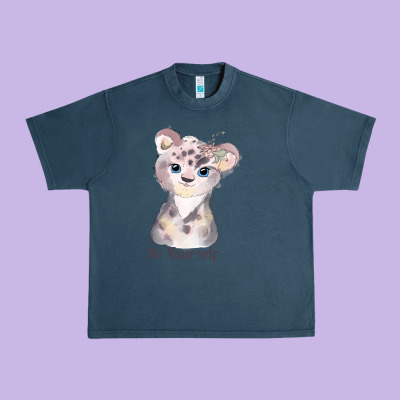 Tiger Cute Animals Urban Heavy Tee Designed By Ranaportraitstore