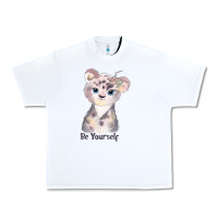 White tiger cute animals Urban Heavy Tee - RanaPortraitStore