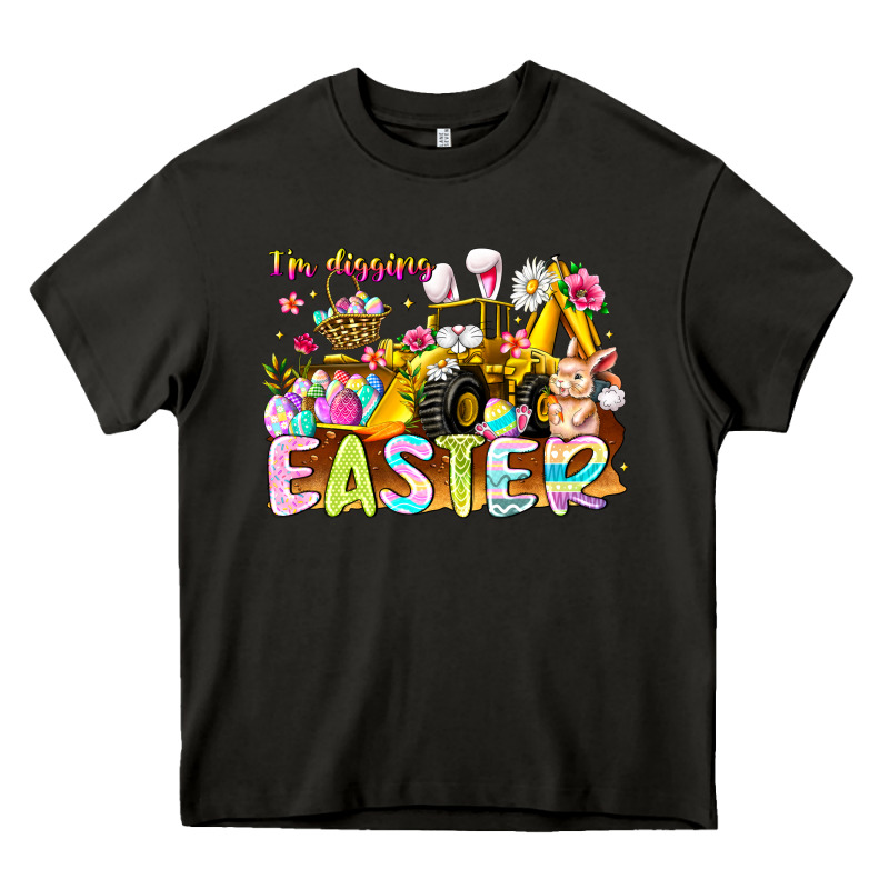 Im Digging Easter Heavy Core Tee by CowhideDigitalArt | Teevron