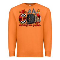 Carrot with god all things are possible Premium Sweatshirt - Zillion Design Studio