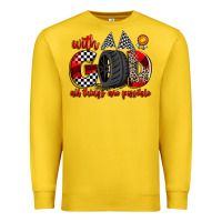 Lemon with god all things are possible Premium Sweatshirt - Zillion Design Studio