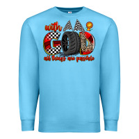 Ocean Blue with god all things are possible Premium Sweatshirt - Zillion Design Studio