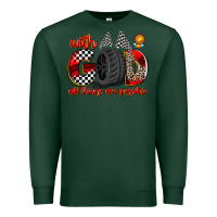 Sports Green with god all things are possible Premium Sweatshirt - Zillion Design Studio
