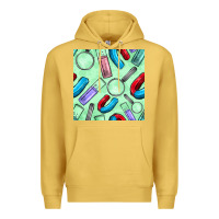 Antique Gold sciences seamless pattern Premium Hoodie - BundleAndBundleShop
