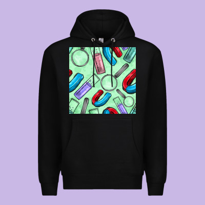 Sciences Seamless Pattern Premium Hoodie Designed By Bundleandbundleshop