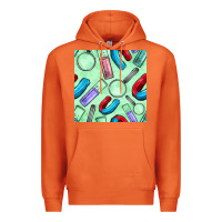 Carrot sciences seamless pattern Premium Hoodie - BundleAndBundleShop