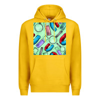Lemon sciences seamless pattern Premium Hoodie - BundleAndBundleShop