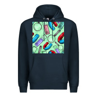 Navy sciences seamless pattern Premium Hoodie - BundleAndBundleShop