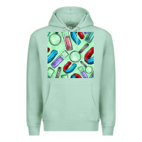 Seafoam sciences seamless pattern Premium Hoodie - BundleAndBundleShop