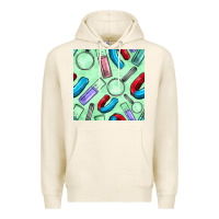 Tofu sciences seamless pattern Premium Hoodie - BundleAndBundleShop