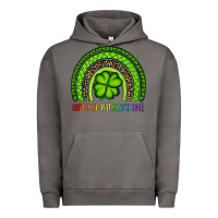 Pigment Tornado Happy St. Patrick's Day Shamrock Rainbow Urban Hoodie - Artiststas