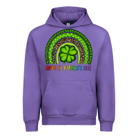 Tulip Happy St. Patrick's Day Shamrock Rainbow Urban Hoodie - Artiststas