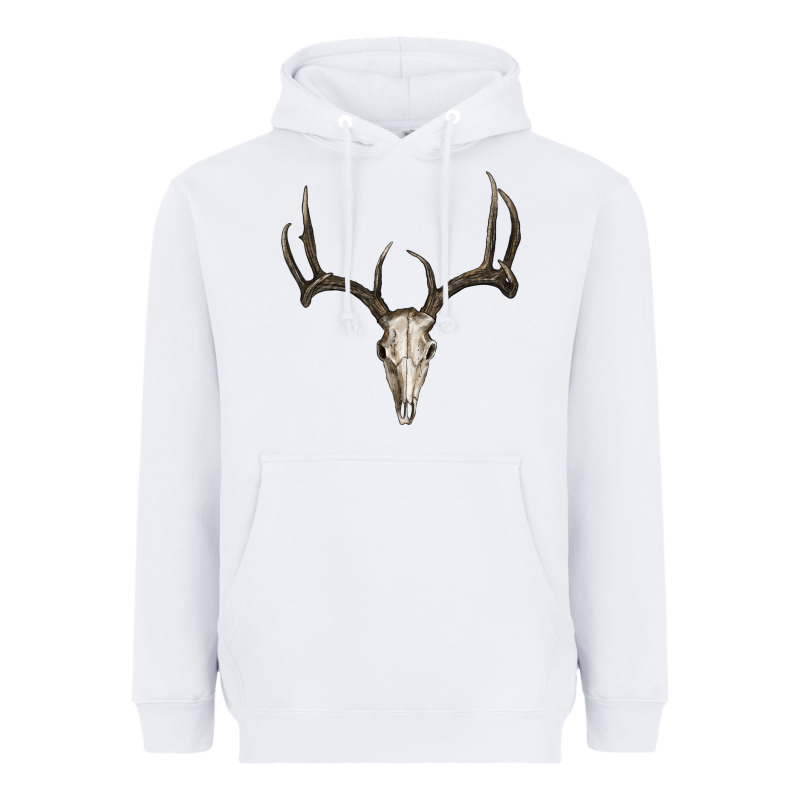 Deer Skull Heavyweight Hoodie by RanaPortraitStore | Teevron