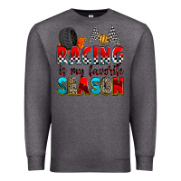 Charcoal Heather racing is my favorite season Premium Sweatshirt - Zillion Design Studio