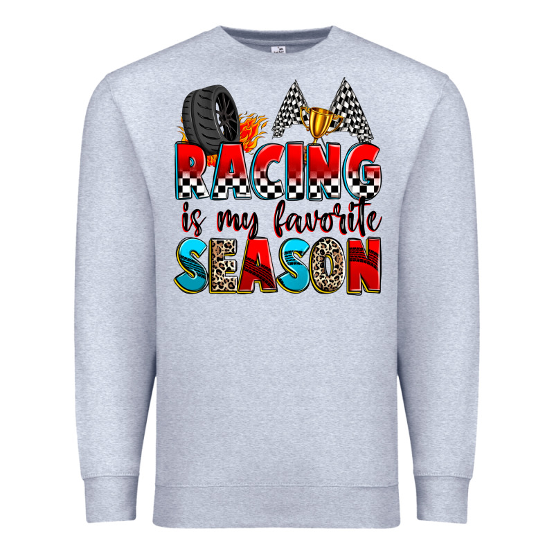 Racing Is My Favorite Season Premium Sweatshirt by Zillion Design Studio | Teevron