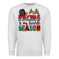 Oatmeal Heather racing is my favorite season Premium Sweatshirt - Zillion Design Studio