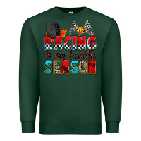 Sports Green racing is my favorite season Premium Sweatshirt - Zillion Design Studio