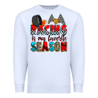 White racing is my favorite season Premium Sweatshirt - Zillion Design Studio