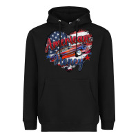 Black American honey Heavyweight Hoodie - Zillion Design Studio