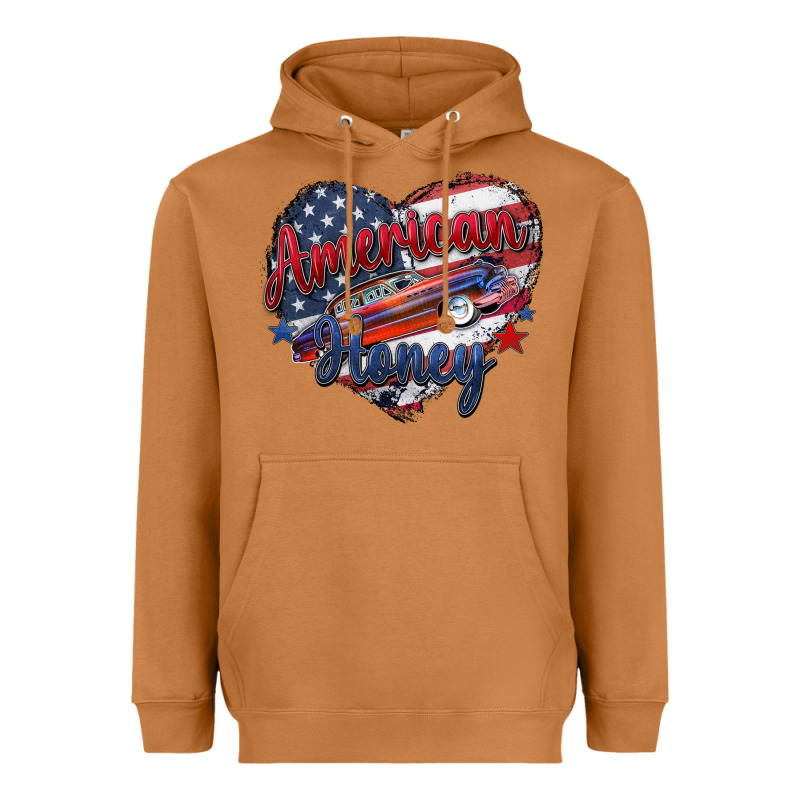 American Honey Heavyweight Hoodie by Zillion Design Studio | Teevron
