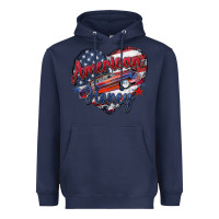 Navy American honey Heavyweight Hoodie - Zillion Design Studio