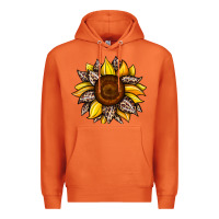 Carrot sunflower leopard Premium Hoodie - JahusDesignShop