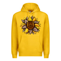 Lemon sunflower leopard Premium Hoodie - JahusDesignShop