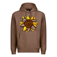 Chestnut sunflower leopard Premium Hoodie - JahusDesignShop