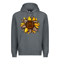 Rock sunflower leopard Premium Hoodie - JahusDesignShop