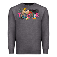 Charcoal Heather race teacher Premium Sweatshirt - Zillion Design Studio