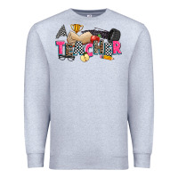 Heather Grey race teacher Premium Sweatshirt - Zillion Design Studio